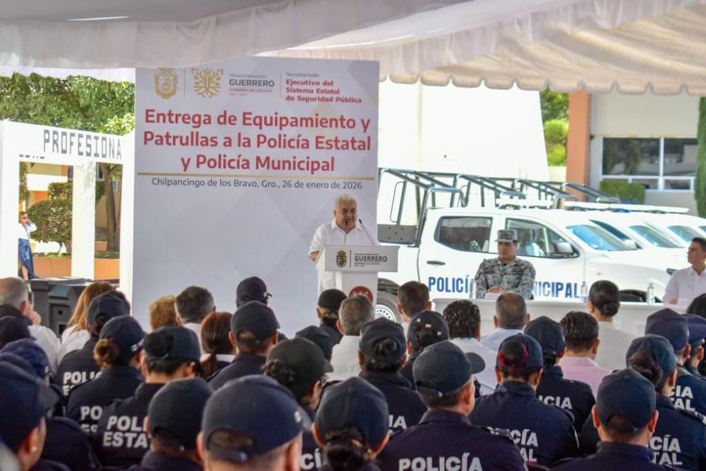 IMG-20260126-WA0073-1024x683 Chilpancingo refuerza el patrullaje con nuevas unidades y equipamiento para la Policía Municipal
